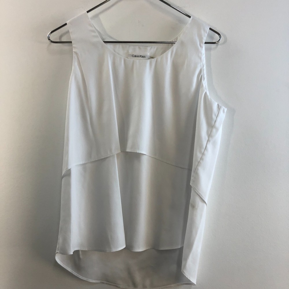 Calvin Klein white blouse M